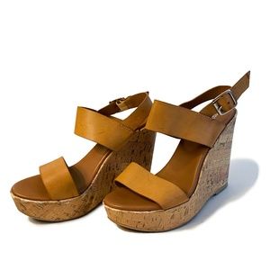 Mossimo Brown Wedges